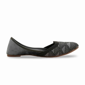 Casual Hand Stitching Leather Arch Support Shoes Black Casual Khusa EC8583