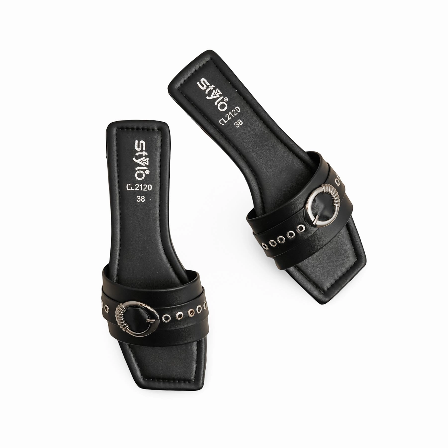 Black Casual Slipper CL2120 Slides Yeezy