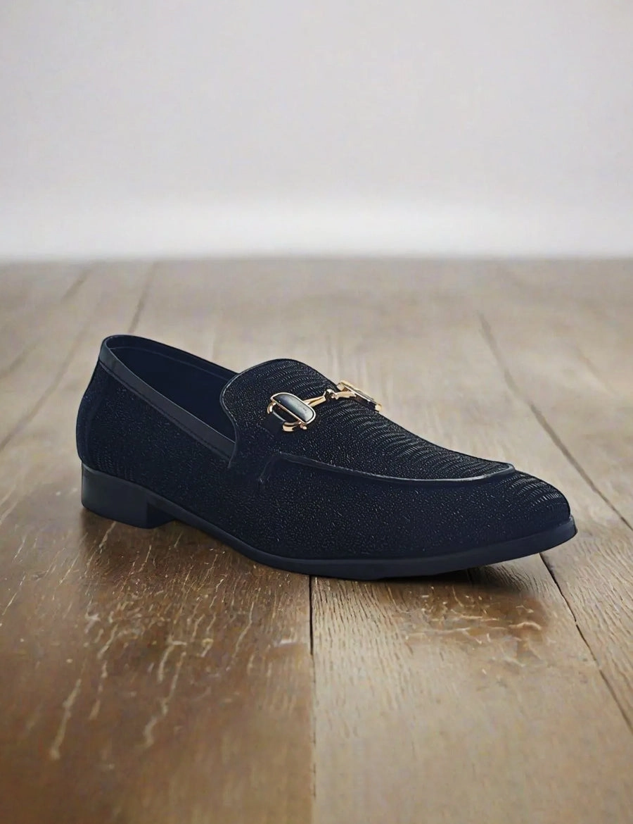 Black Formal Shoes for Men Flat Insole Shoes