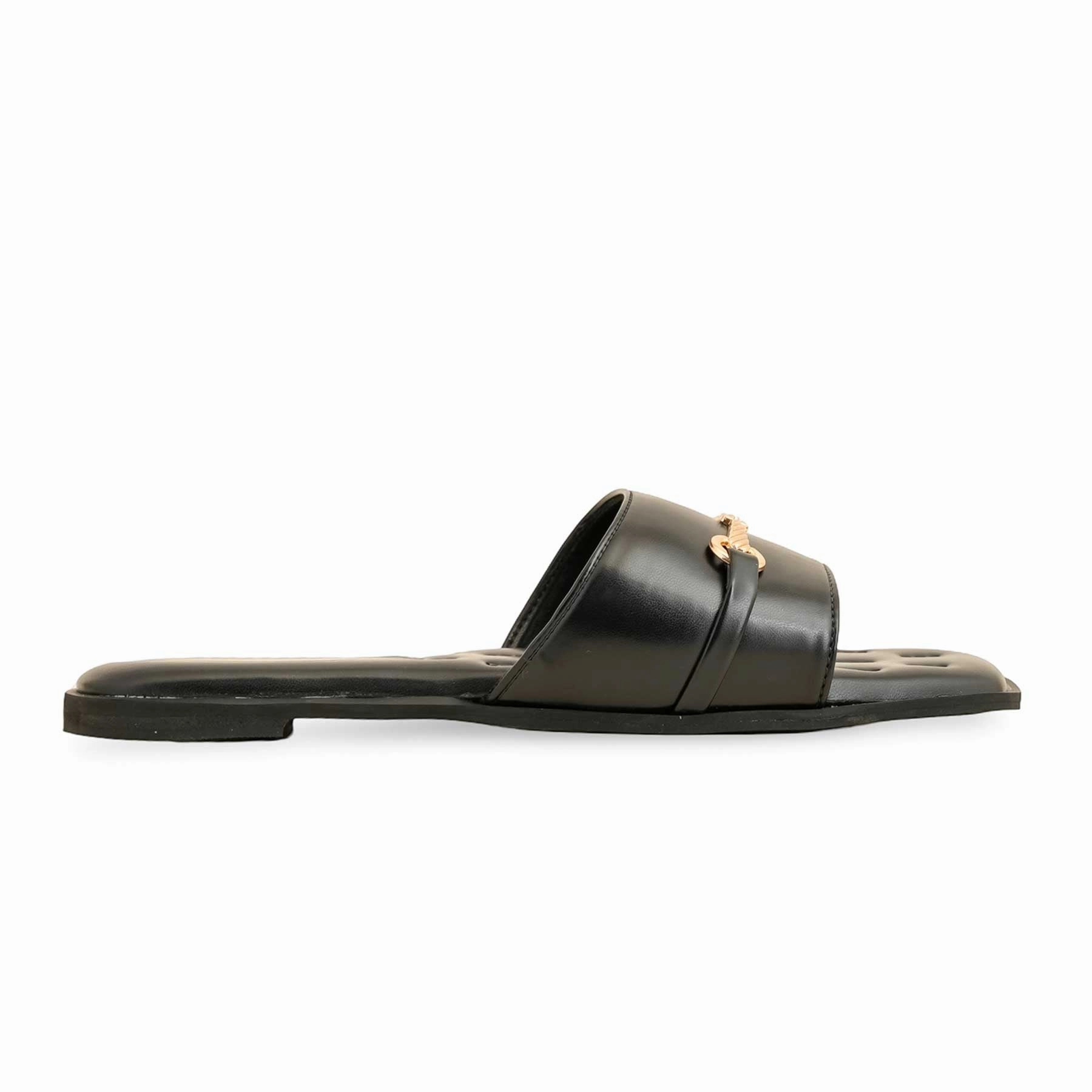 Tazz Slippers Nearby Black Formal Slipper FR8364