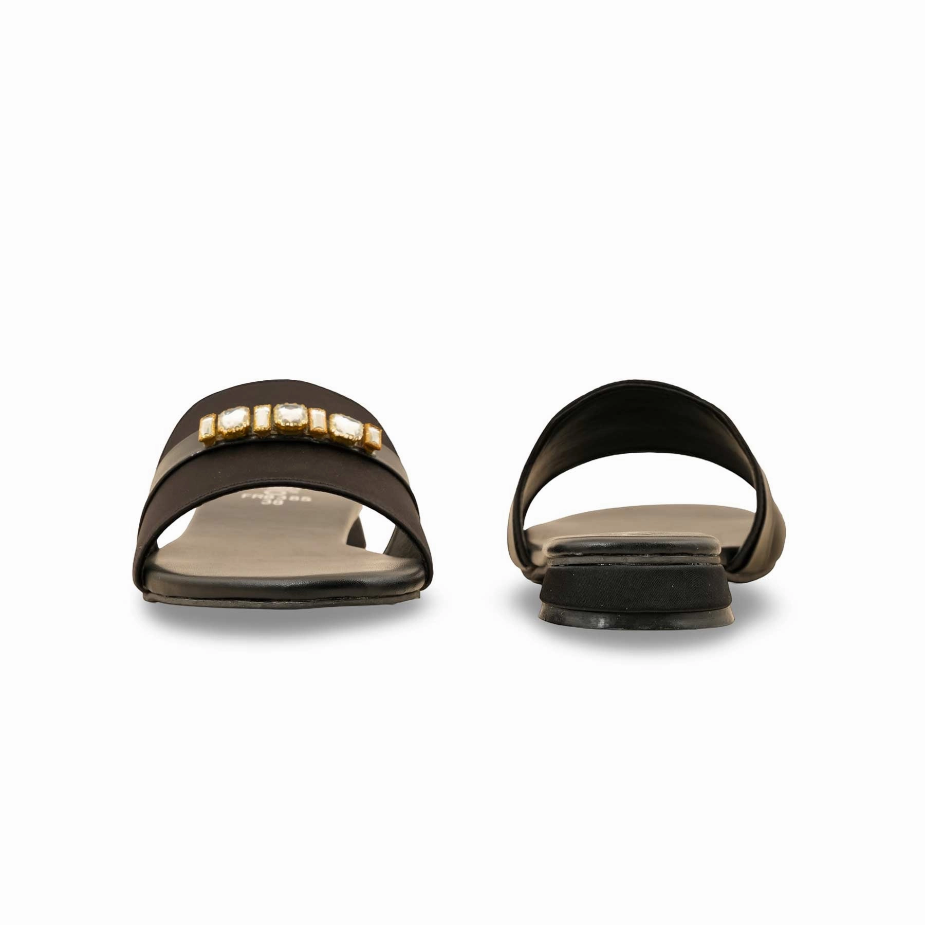 Black Formal Slipper FR8385 Taco Bell Slides