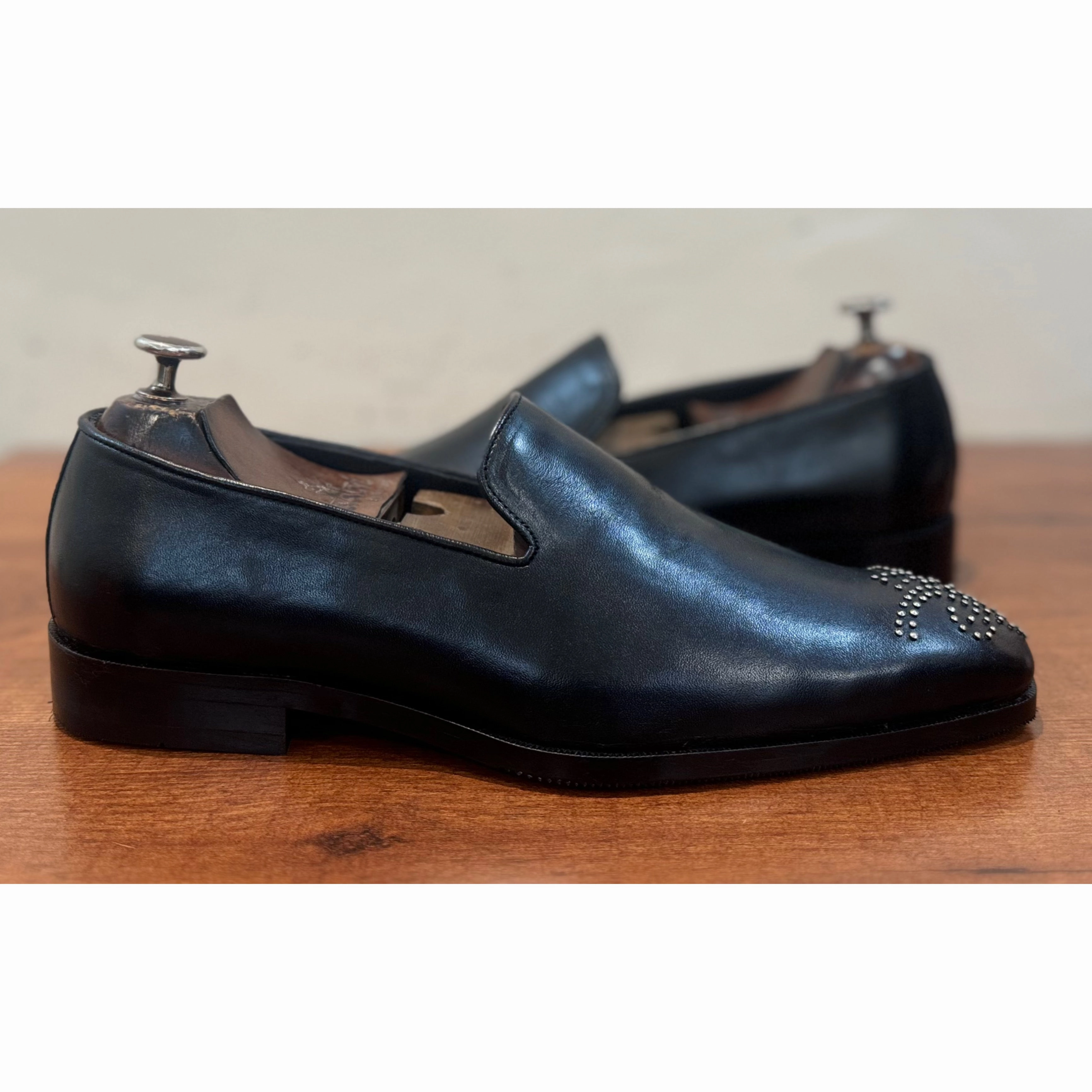 Union Loafers Bagels Black Loafers With Bajri