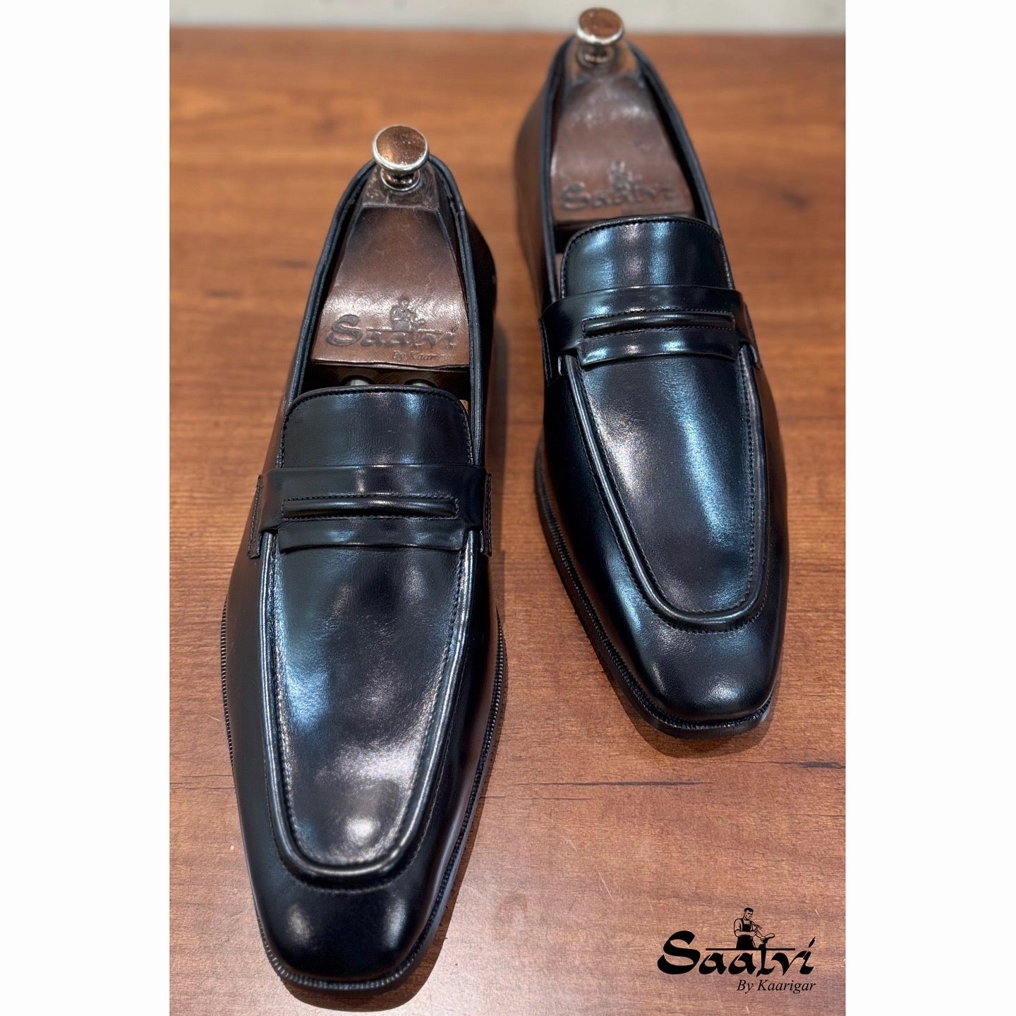 Black Penny Loafers Italia Loafers 1906l