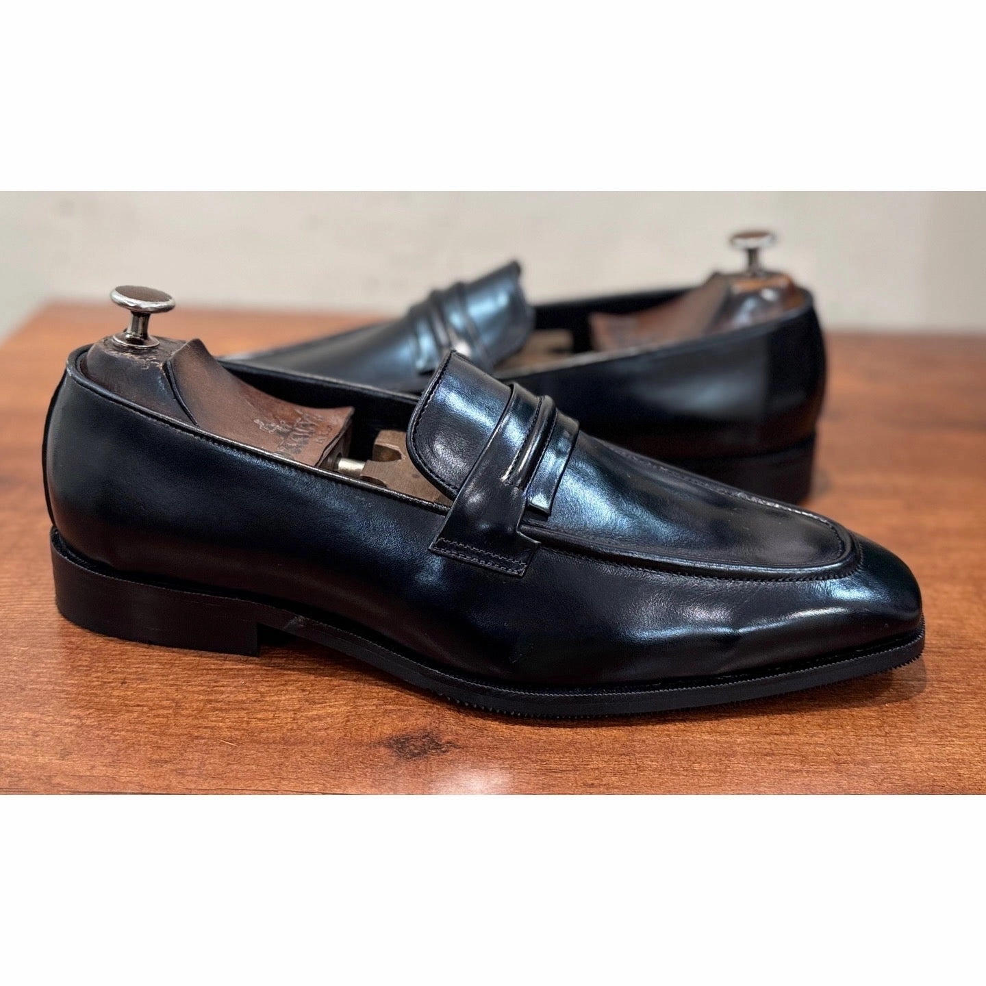 Alohas Rivet Loafers Black Penny Loafers Italia