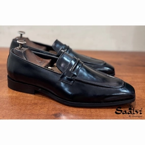 Oxford Loafers Black Penny Loafers Italia