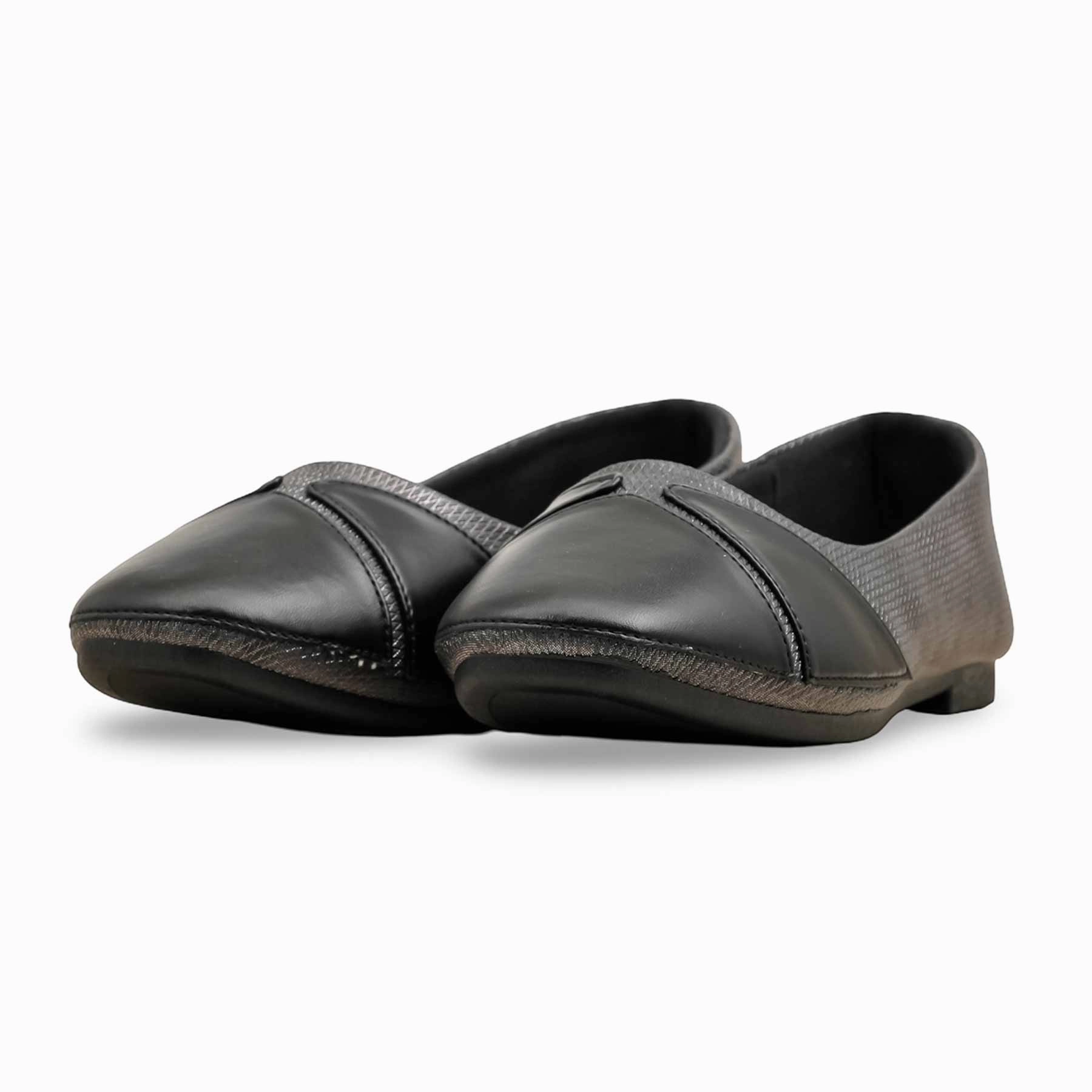Comfortable Formal Flat Shoes Black Pumps For Ladies WN1363