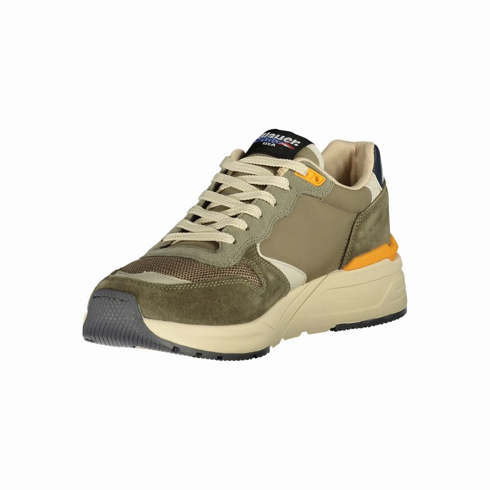 Blauer Green Polyester Men Sneaker All Day Standing And Walking Sneakers Healthcare