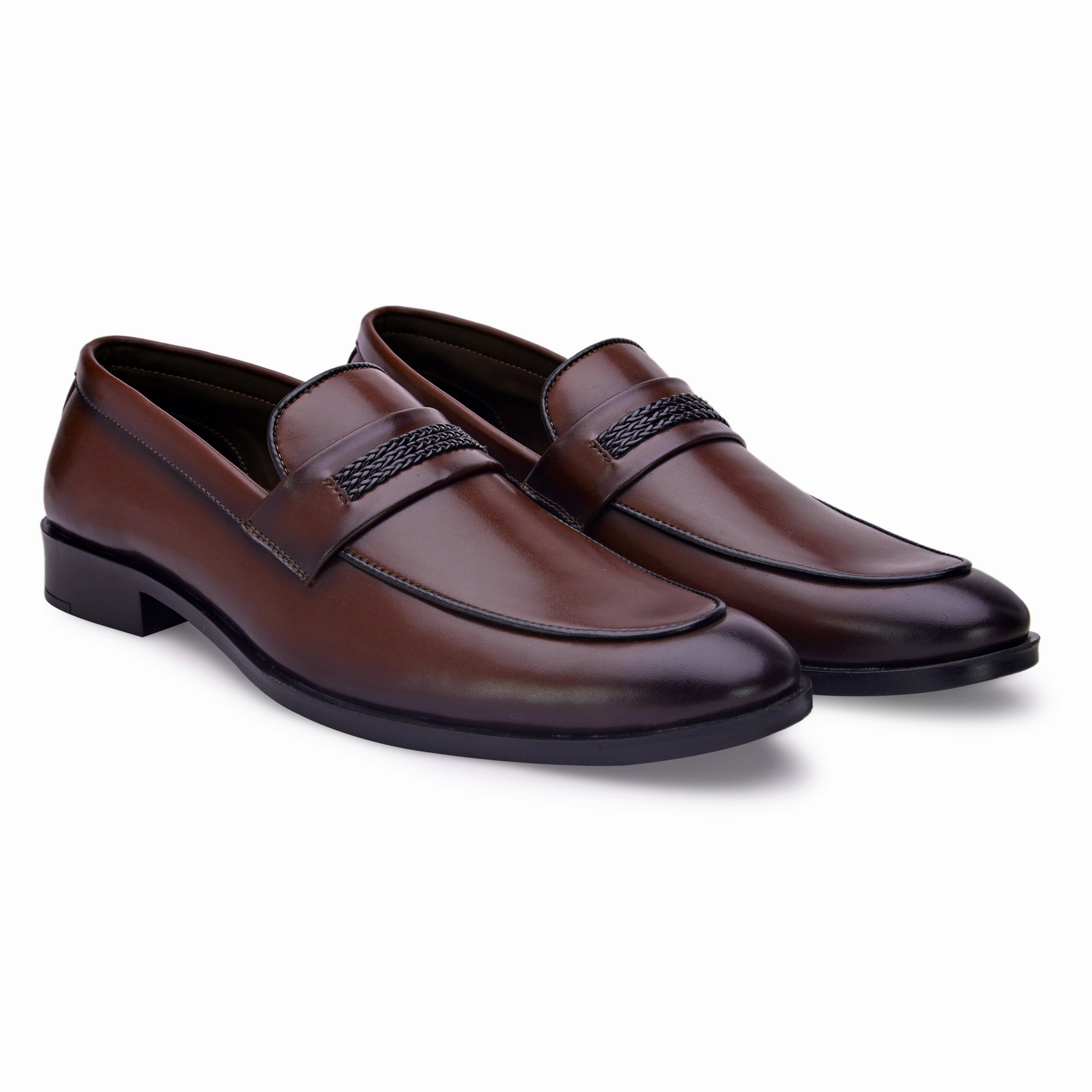 Loafers Fringe Bond Cherry Saddle Loafers