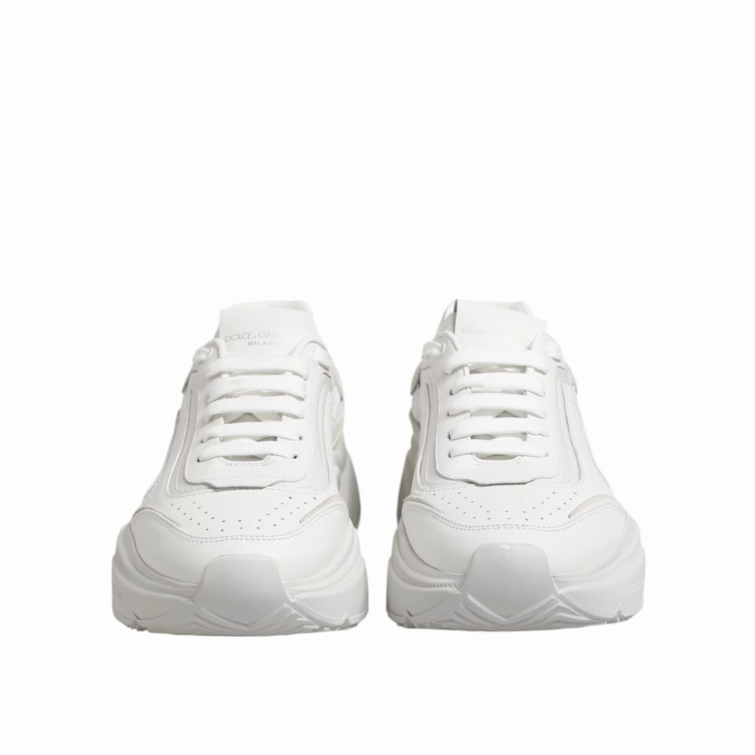 Dc Sneakers Shoes Dolce & Gabbana White Daymaster Low Top Men Sneakers Shoes