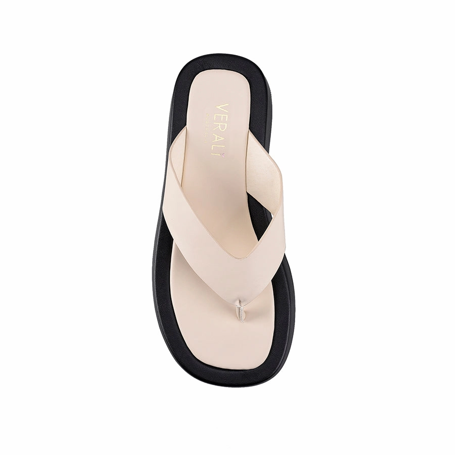 Bouncer II Flatform Thongs - Bone Smooth High Arch Support Flip Flops