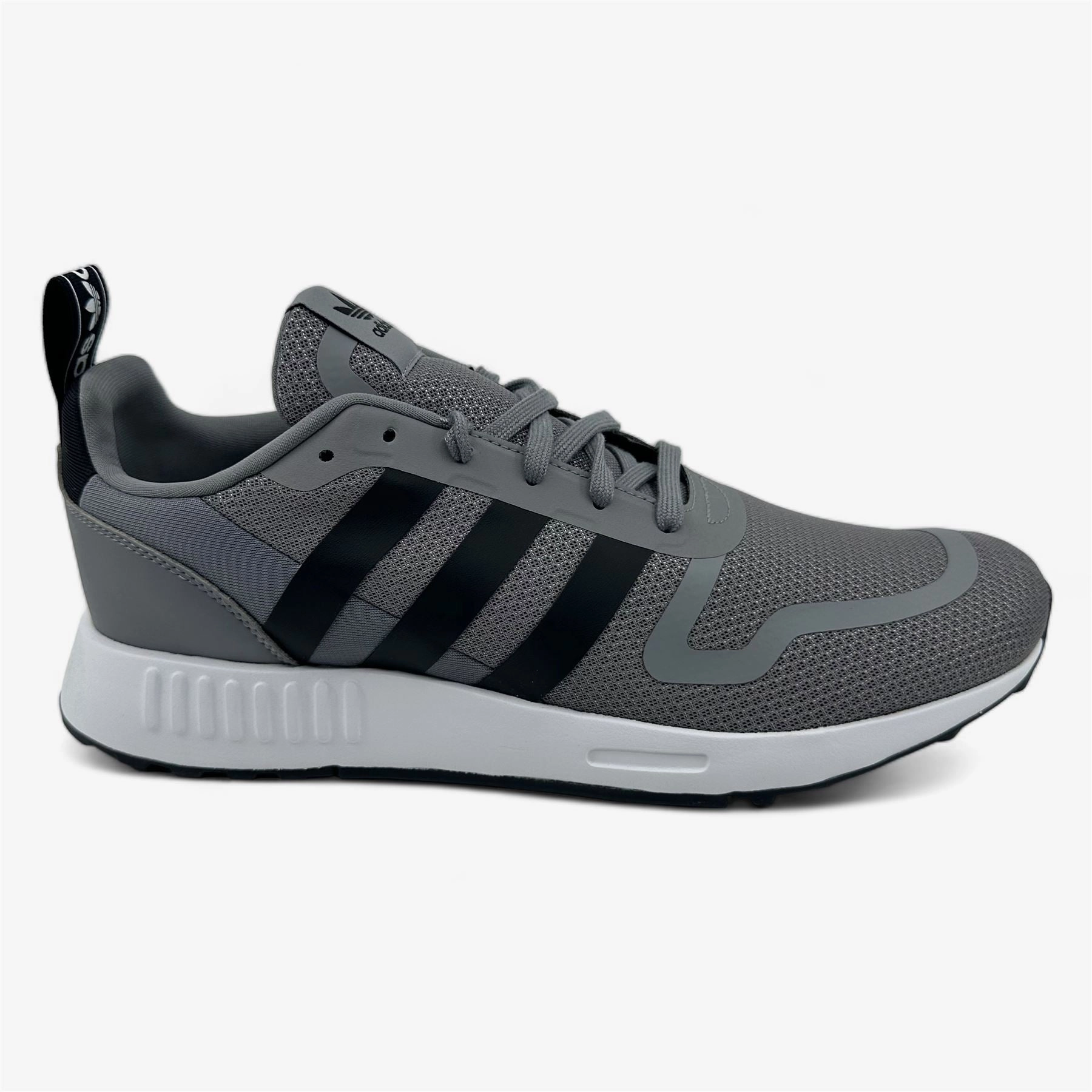 Adidas Multix Grey Black White Mens Size 12 Athletic Sneaker Running Shoes Ankle Support