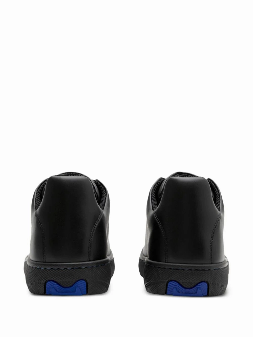 Box Logo-Embossed Leather Sneakers A New Day Shoes Flats