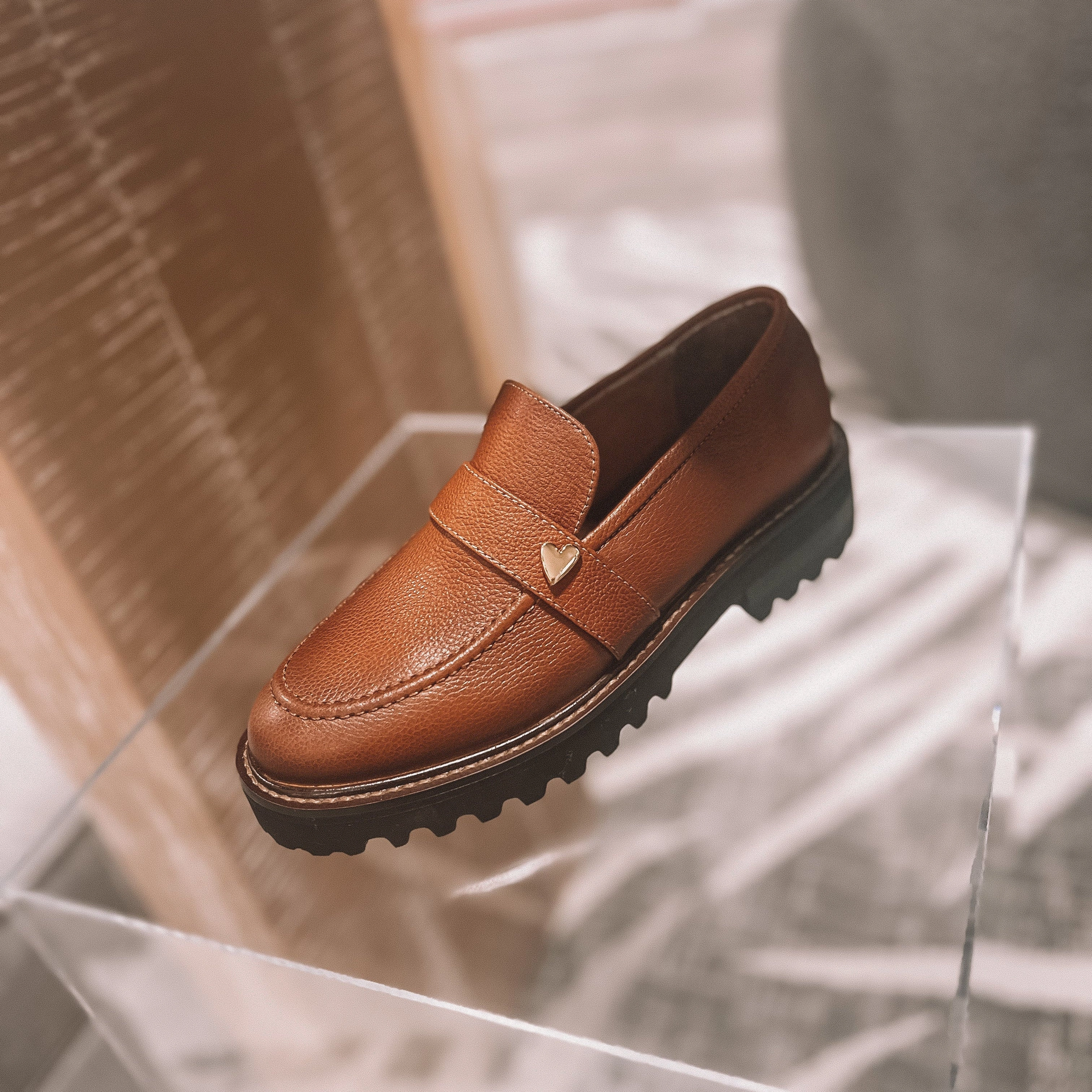 Loafers Restaurant Monique Loafers - Camel [ NO RETURN - NO EXCHANGE ]