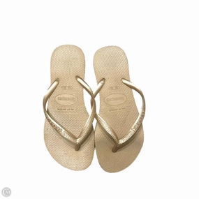 Flip Flops Too Loose Sandals Flip Flops By Havaianas In Tan, Size: 6