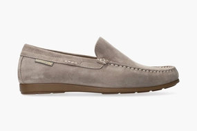 Algoras - Warm Grey Chunky Loafers With Jeans