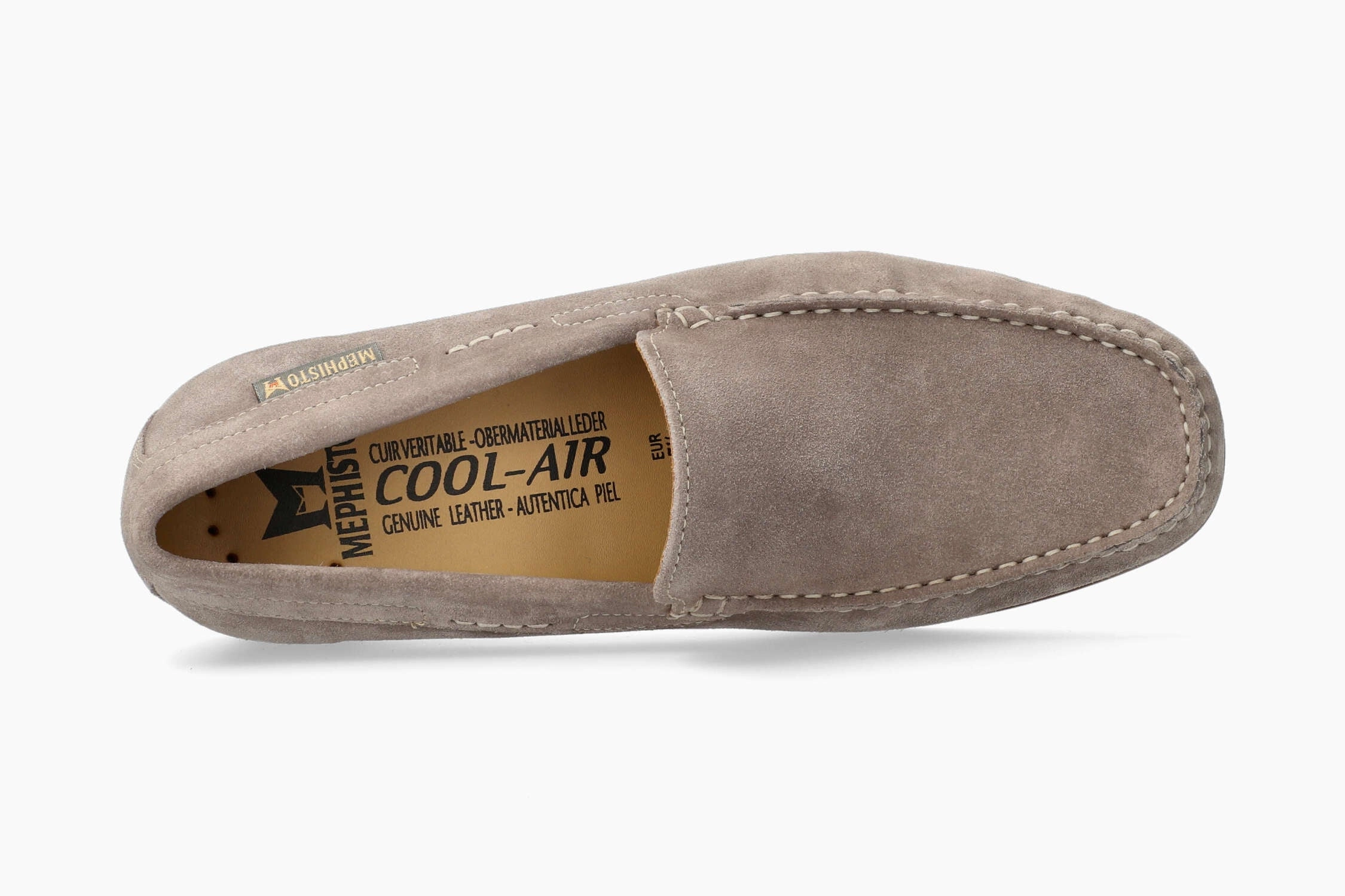Algoras - Warm Grey Loafers Leather