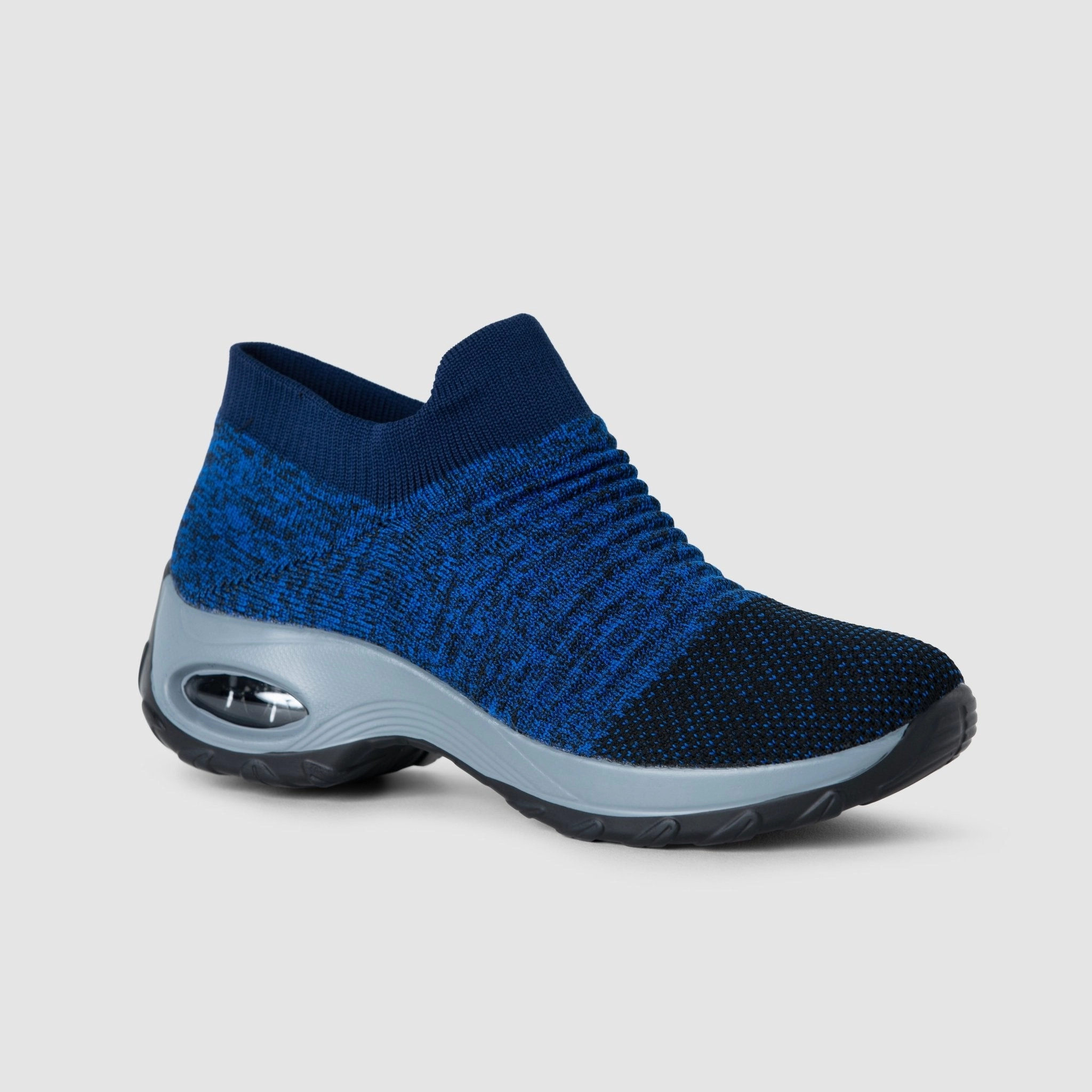 Charles Barkley Sneakers Breathable No-Tie Stretch Shoes - Blue