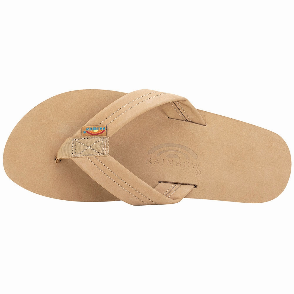 Rainbow Single Layer Premium Leather Women's Flip Flop Flip Flops At Universal Studios