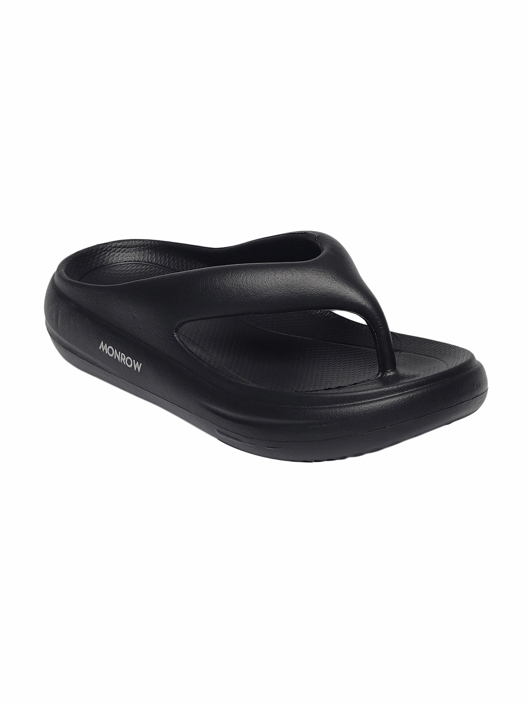 Slip Resistant Flip Flops Elara Black Thong Flip-Flops