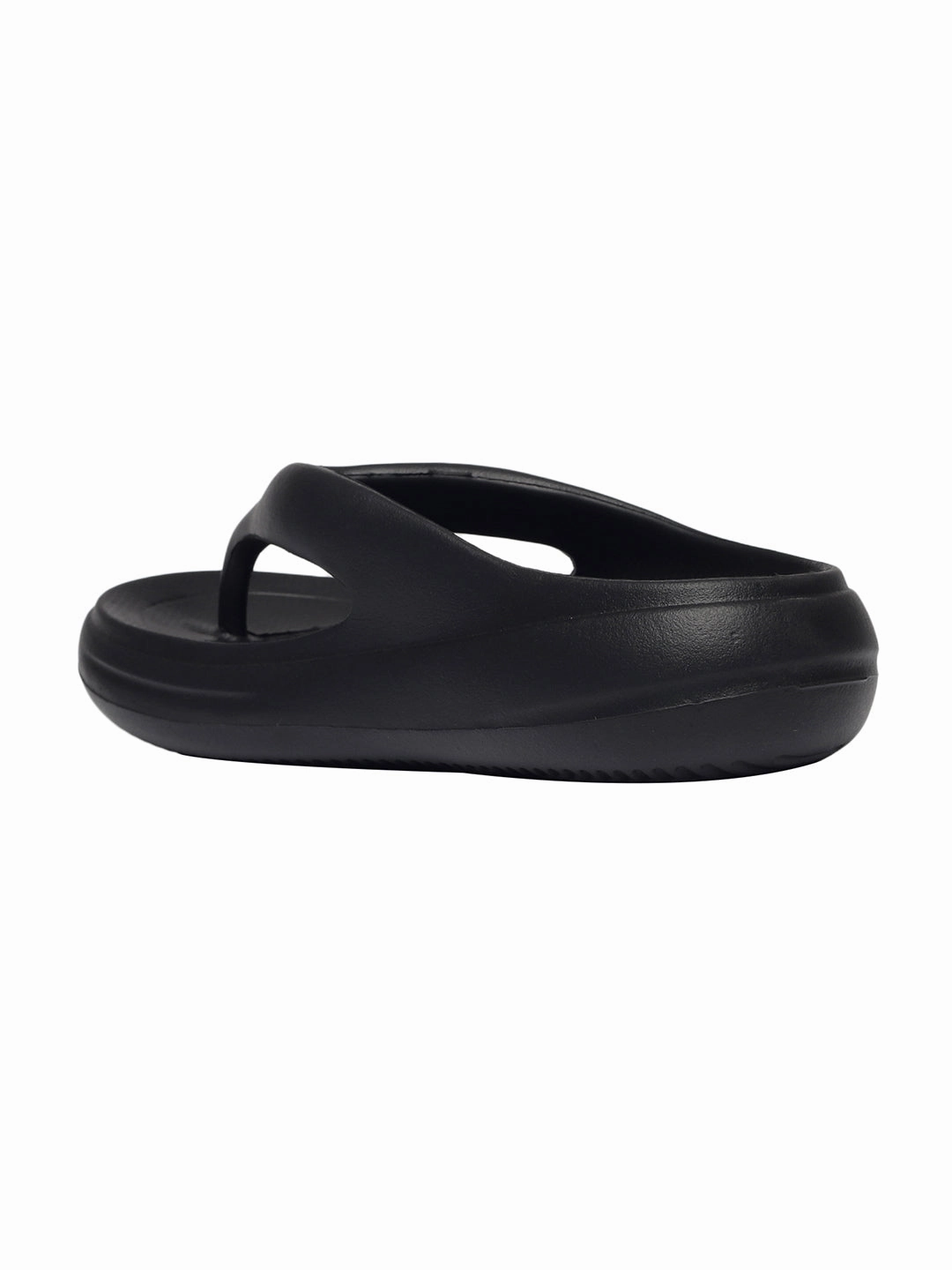 Elara Black Thong Flip-Flops Wide Fitting Flip Flops Uk