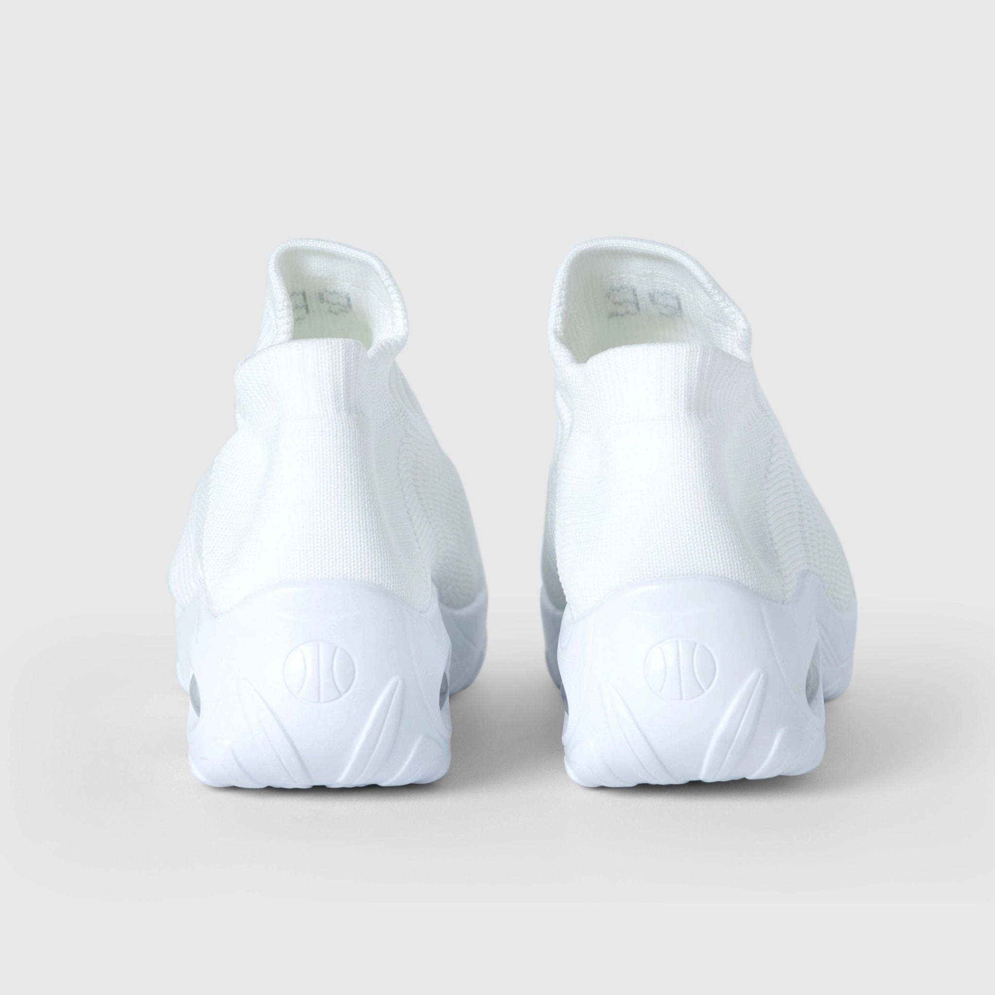 Palermo Sneakers Breathable No-Tie Stretch Shoes - White