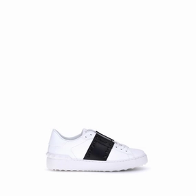 Sneakers For High Arch Feet Valentino Garavani Black Calf Leather Bos Taurus Low Top Sneakers