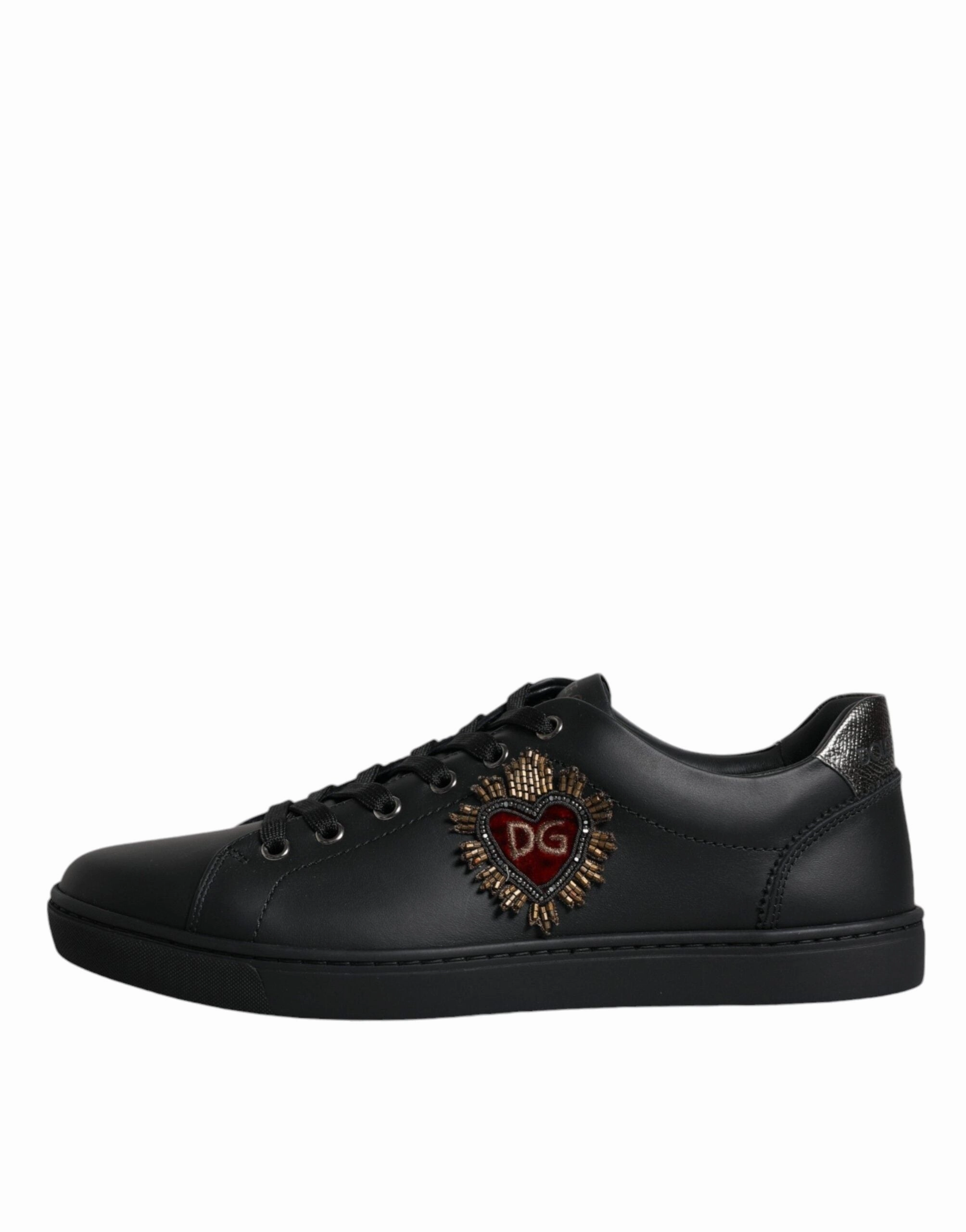 Black London Sacred Heart Men Sneakers Shoes Margaritaville Sneakers