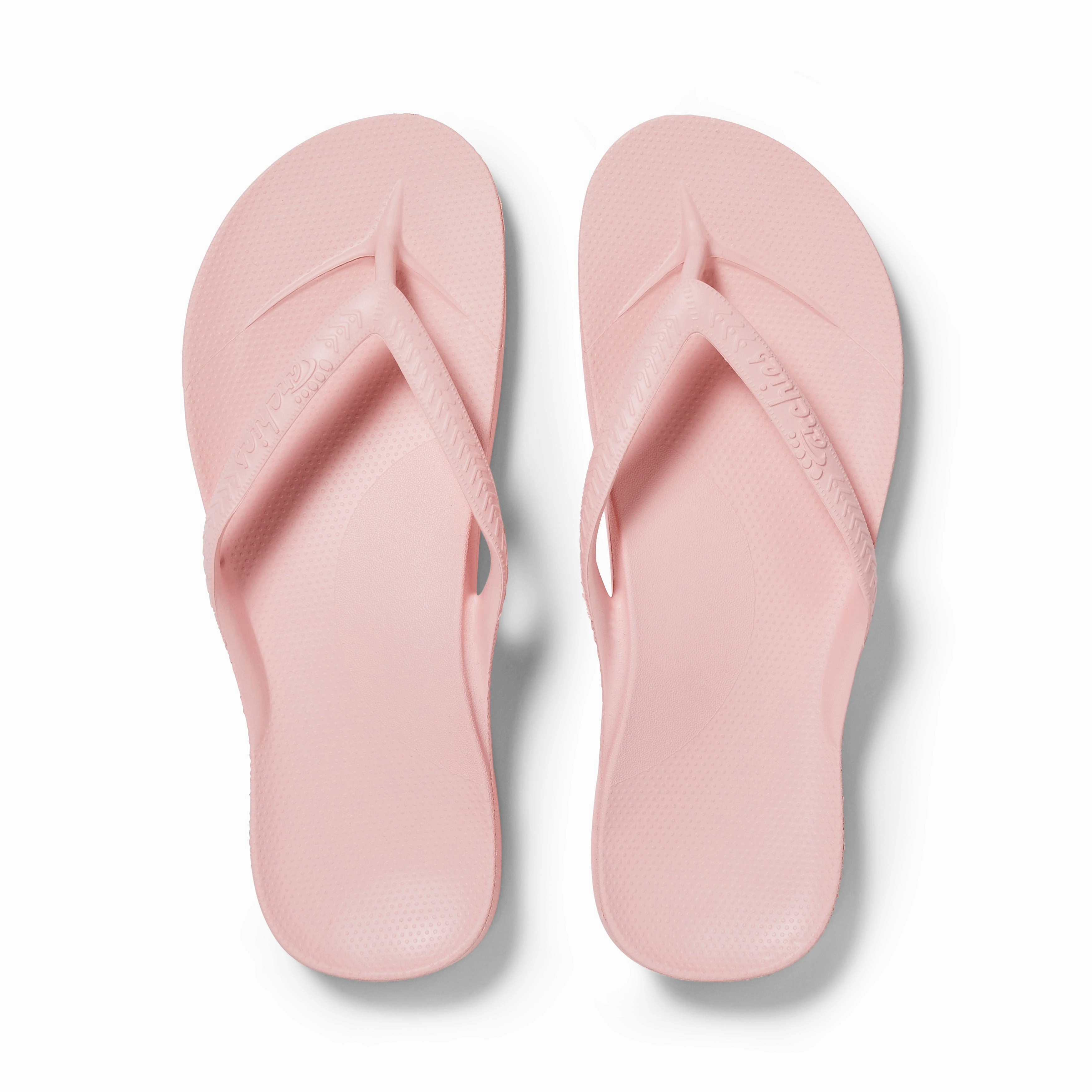 ARCH SUPPORT THONGS CRYSTAL - Crystal Pink Luxury Flip Flops