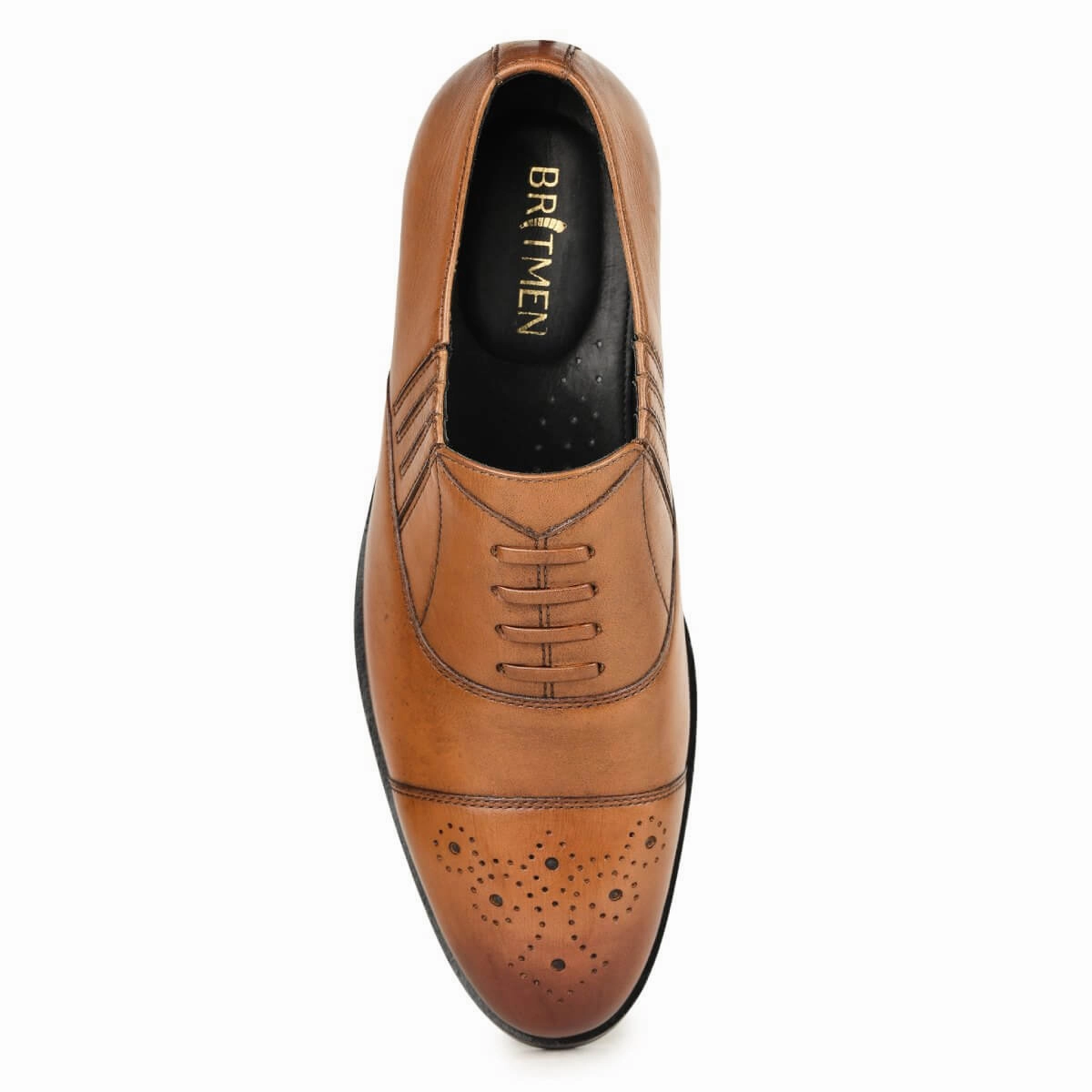 Suits With Casual Shoes Britmen 5121 Brogue Shoes Formal Parallel Lace Ups