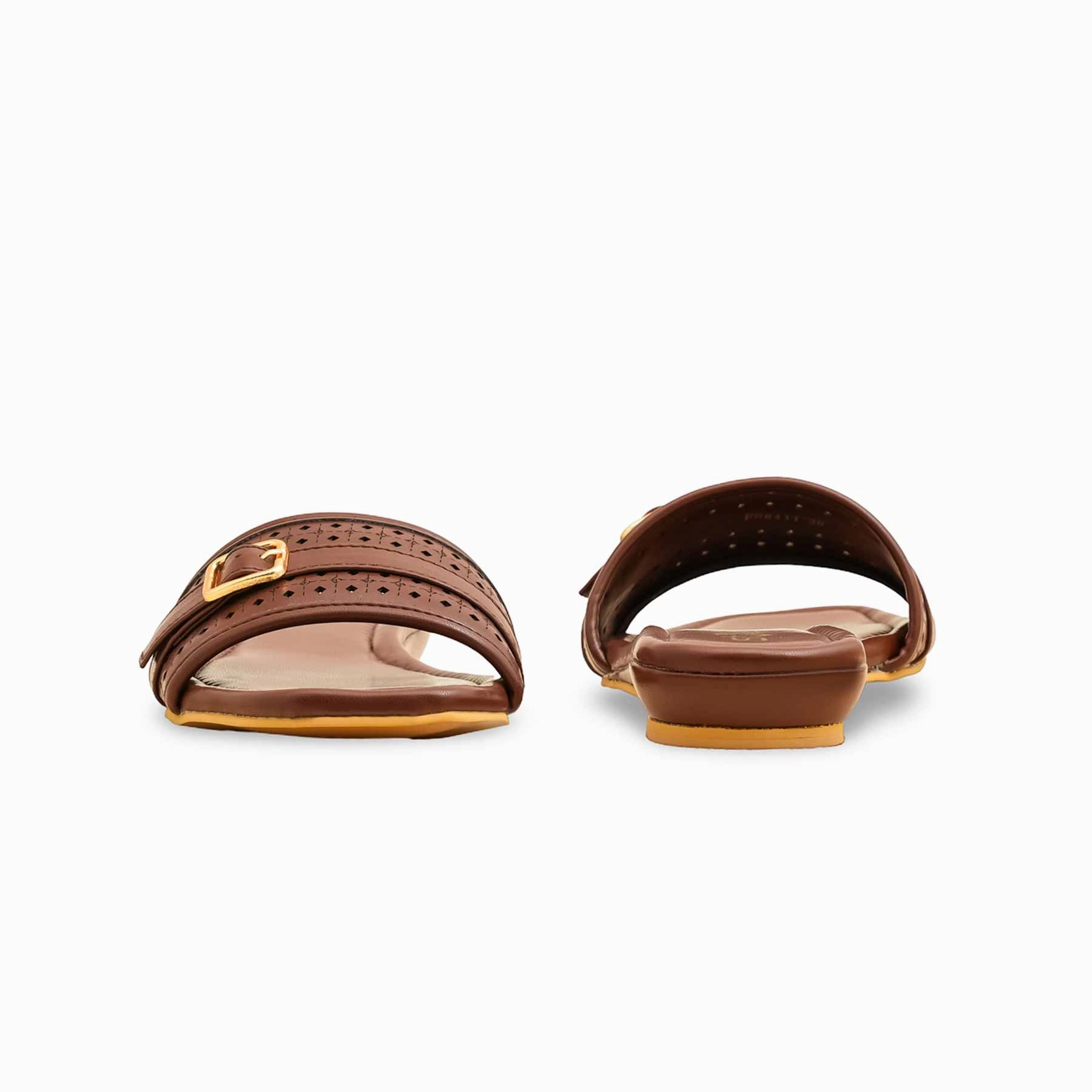 Comfy Kicks Slippers Brown Formal Slipper FR8411