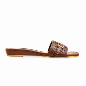 Brown Formal Slipper FR8411 Shiraleah Slippers