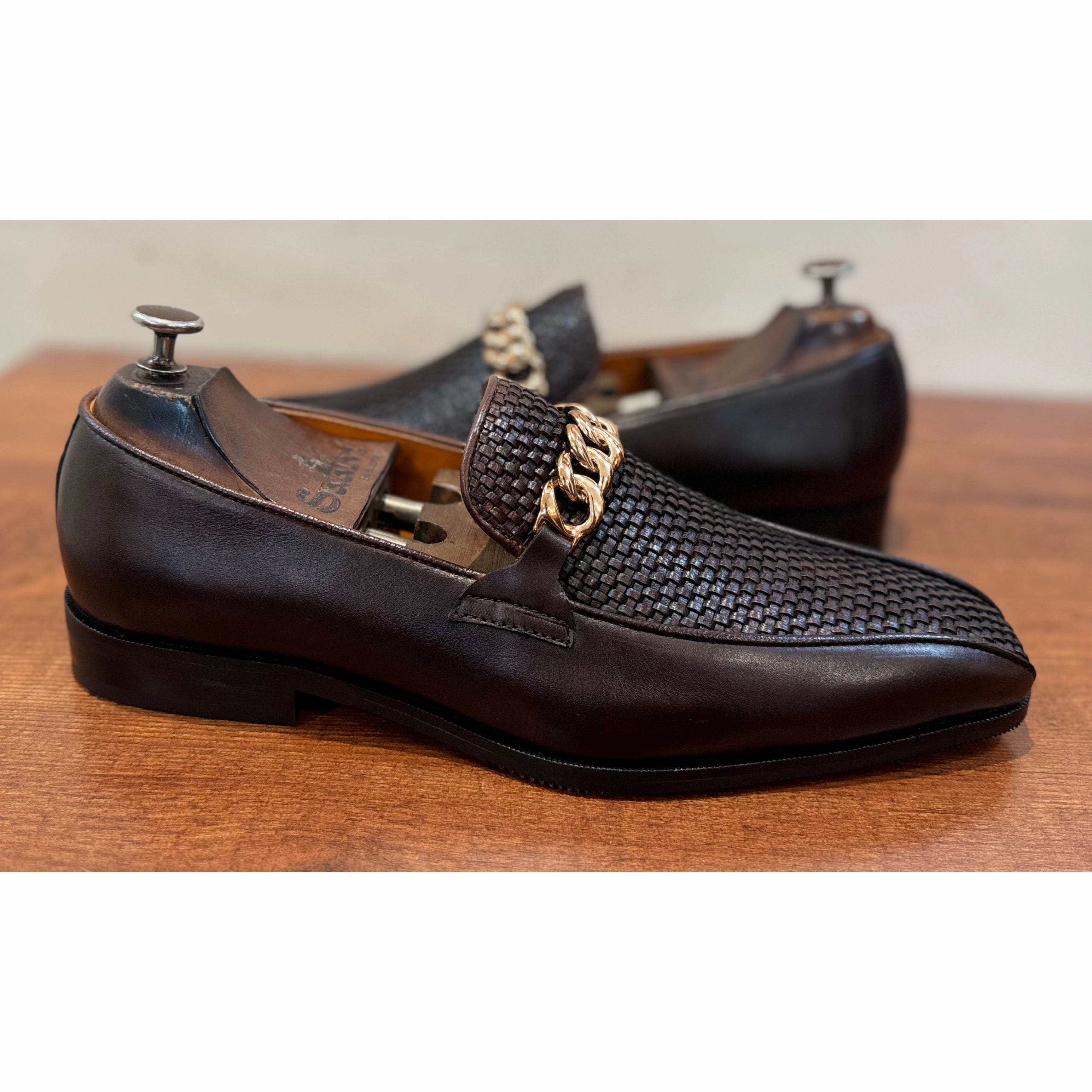 Brown Loafers With Chain Sincerely Jules Loafers