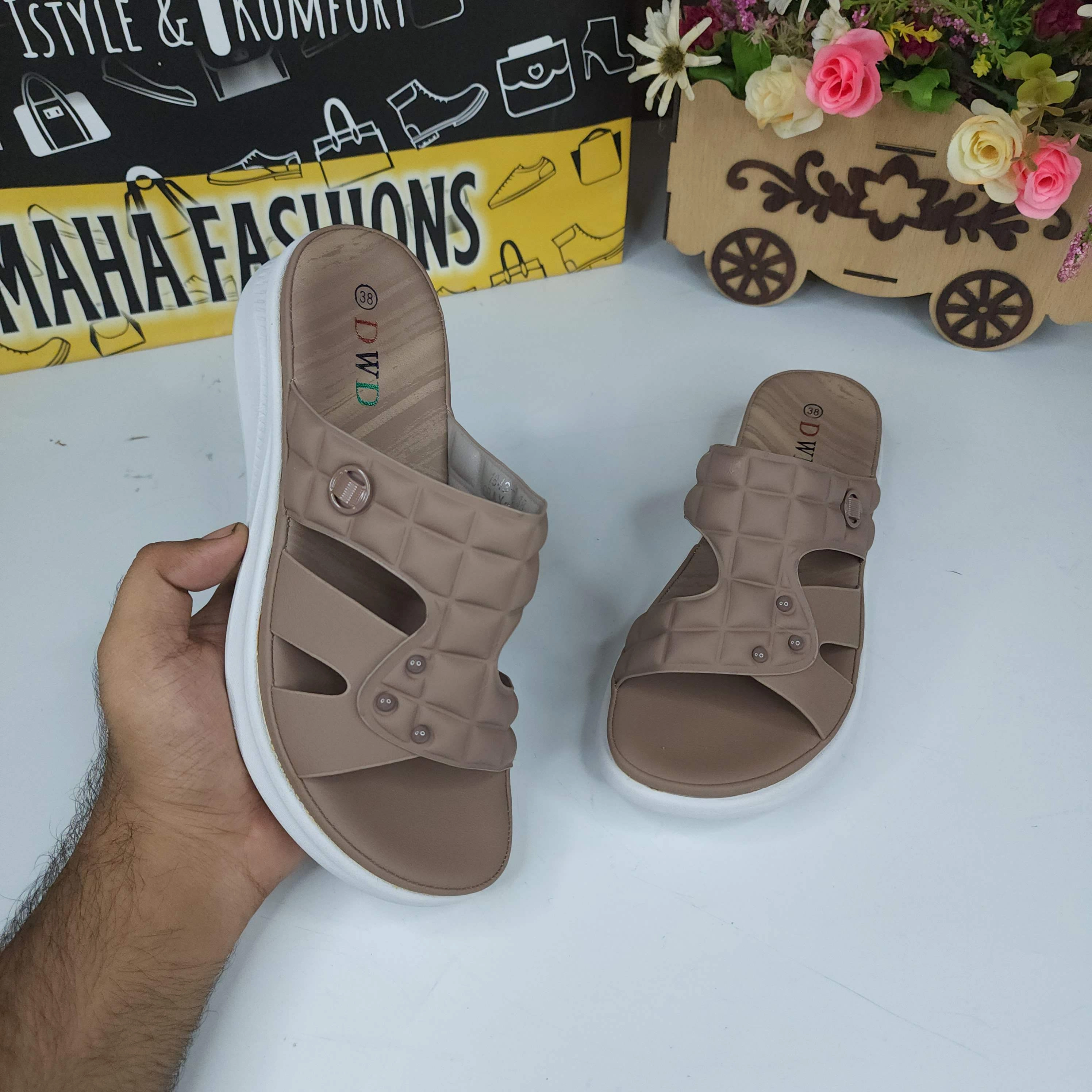 Funky Monkey Slides Brown Softies