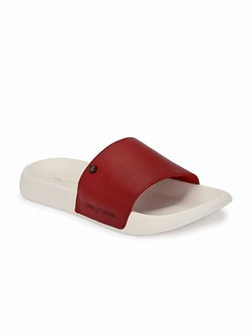 Brut Red Sliders Snakeskin Slides