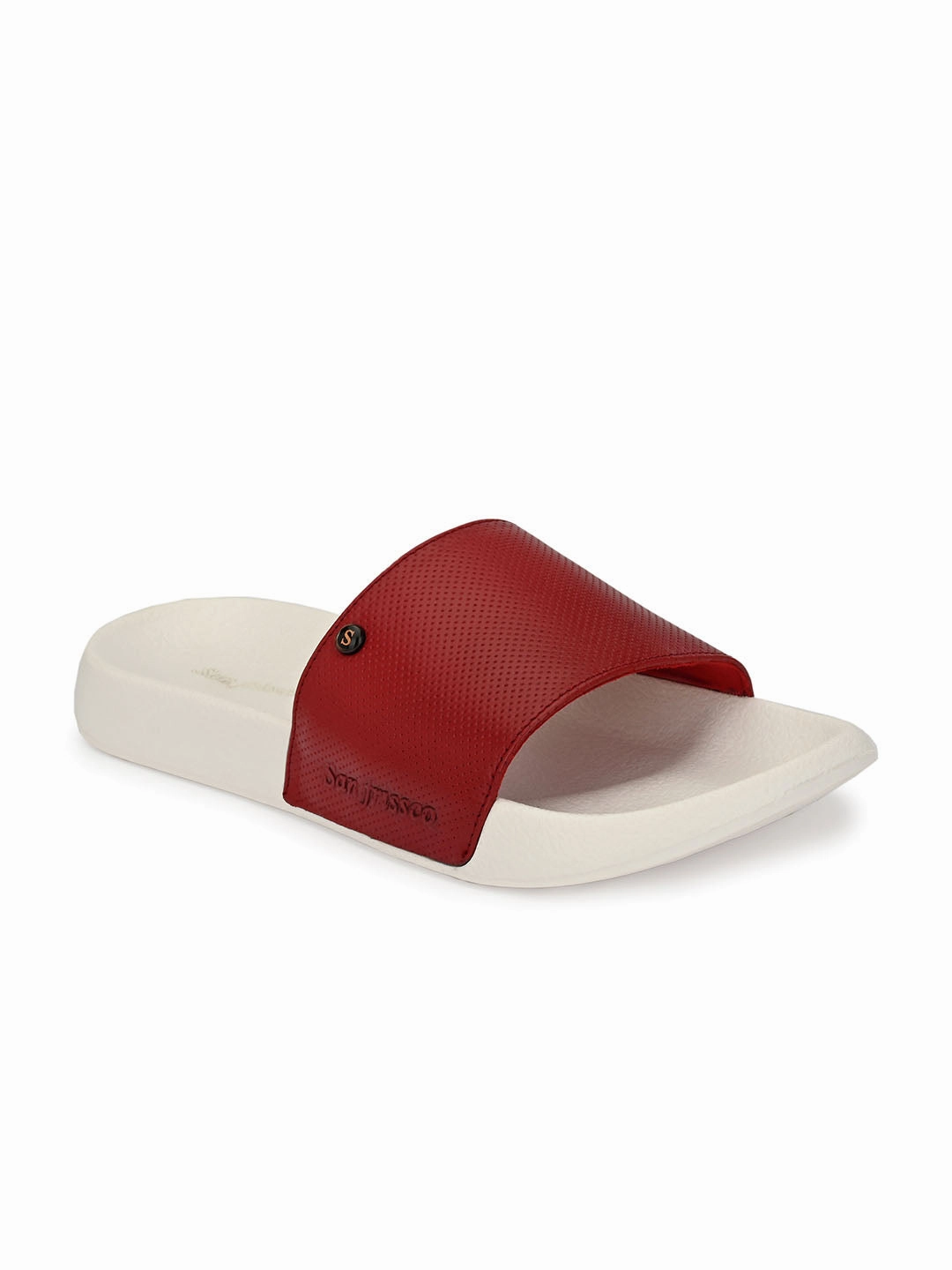 Brut Red Sliders Smithsonian Slippers