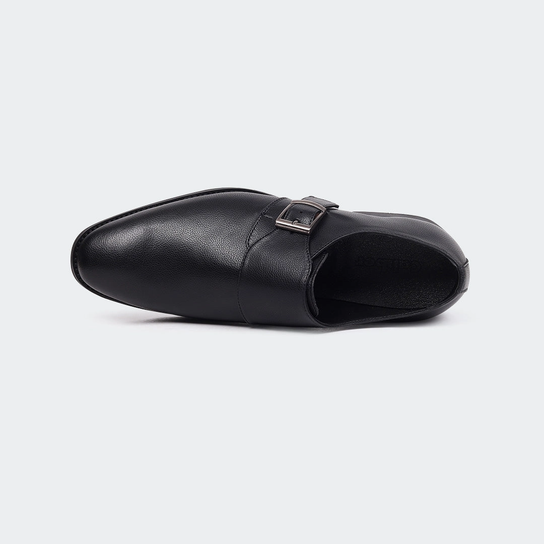 Wearing Loafers In The Winter Caliber Shoes Black Penny Formal Shoes for Men (LEOPOLD T686G)