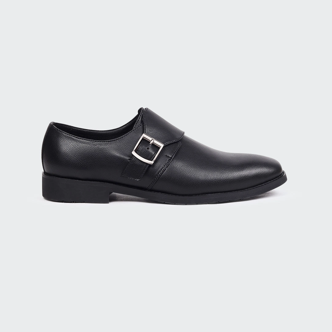 Leather Loafers Women Caliber Shoes Black Penny Formal Shoes for Men (LEOPOLD T686G)