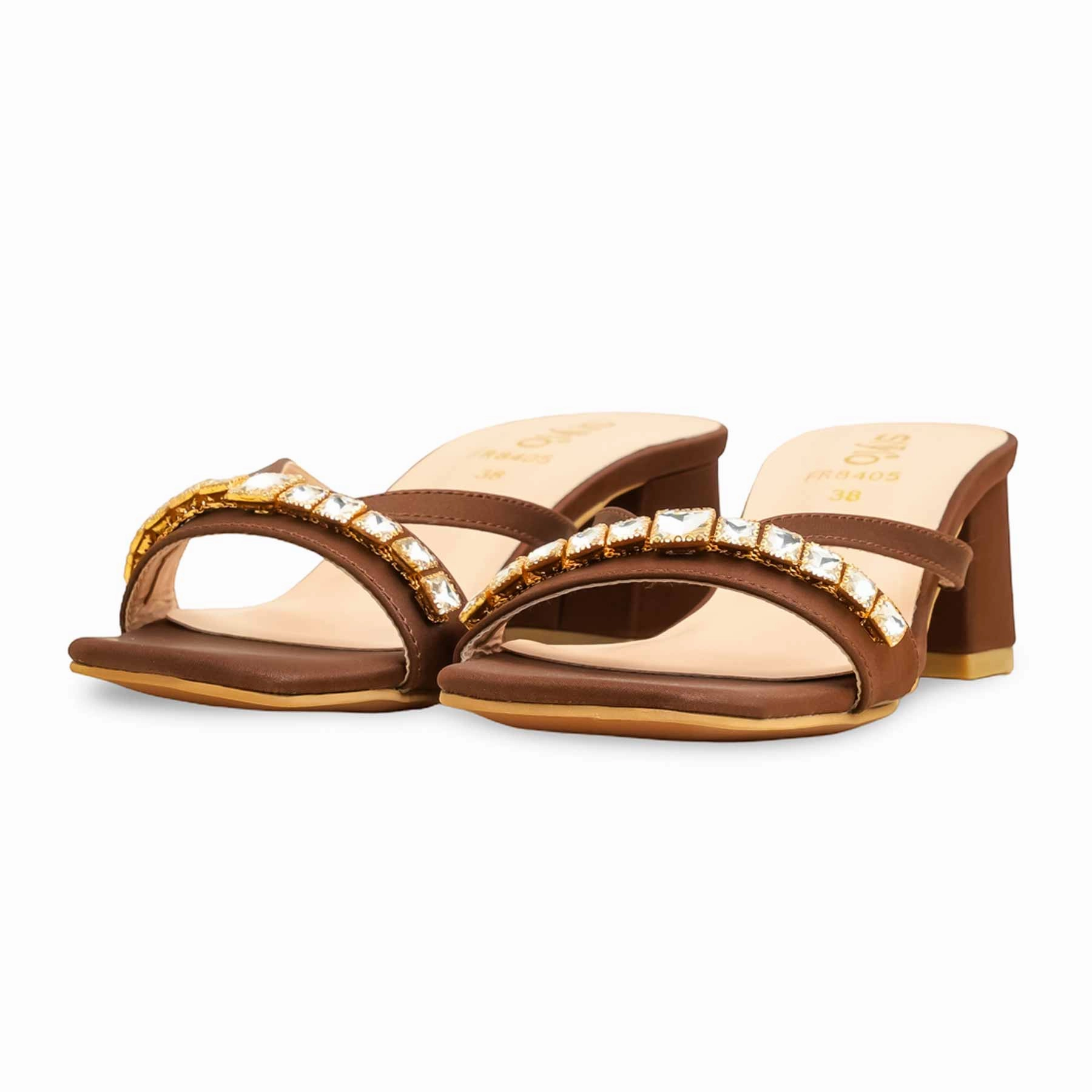 Summer Slippers Copper Formal Slipper FR8405