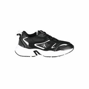 Calvin Klein Black Polyester Sneaker Comfy Sneakers For Work