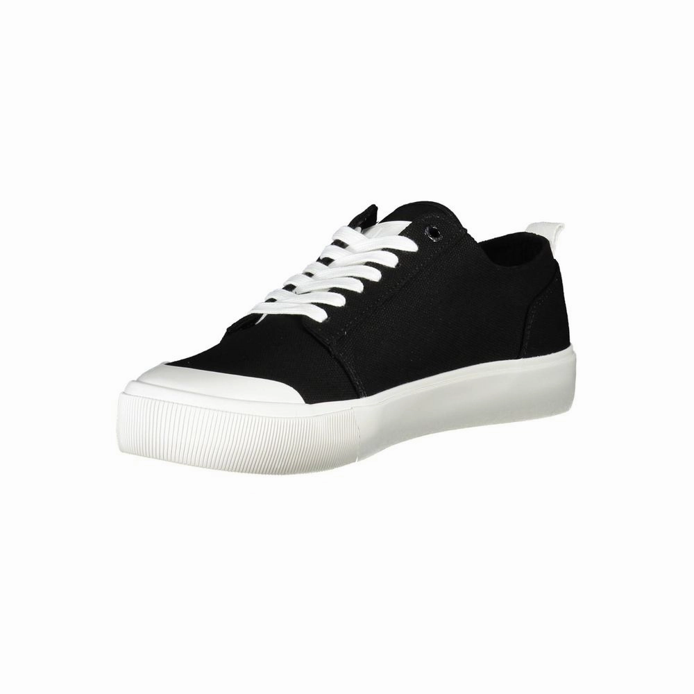 Calvin Klein Black Recycled Material Men Sneaker Fashionable Sneakers