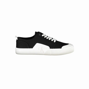 Calvin Klein Black Recycled Material Men Sneaker Mardi Gras Sneakers