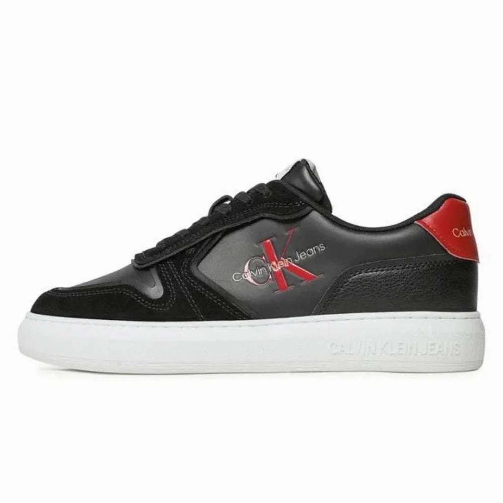 Calvin Klein Jeans Casual Cupsole Fluo Contrast Trainer YM0YM00605-BLKRED Dunk Low Le Next Nature Casual Shoes