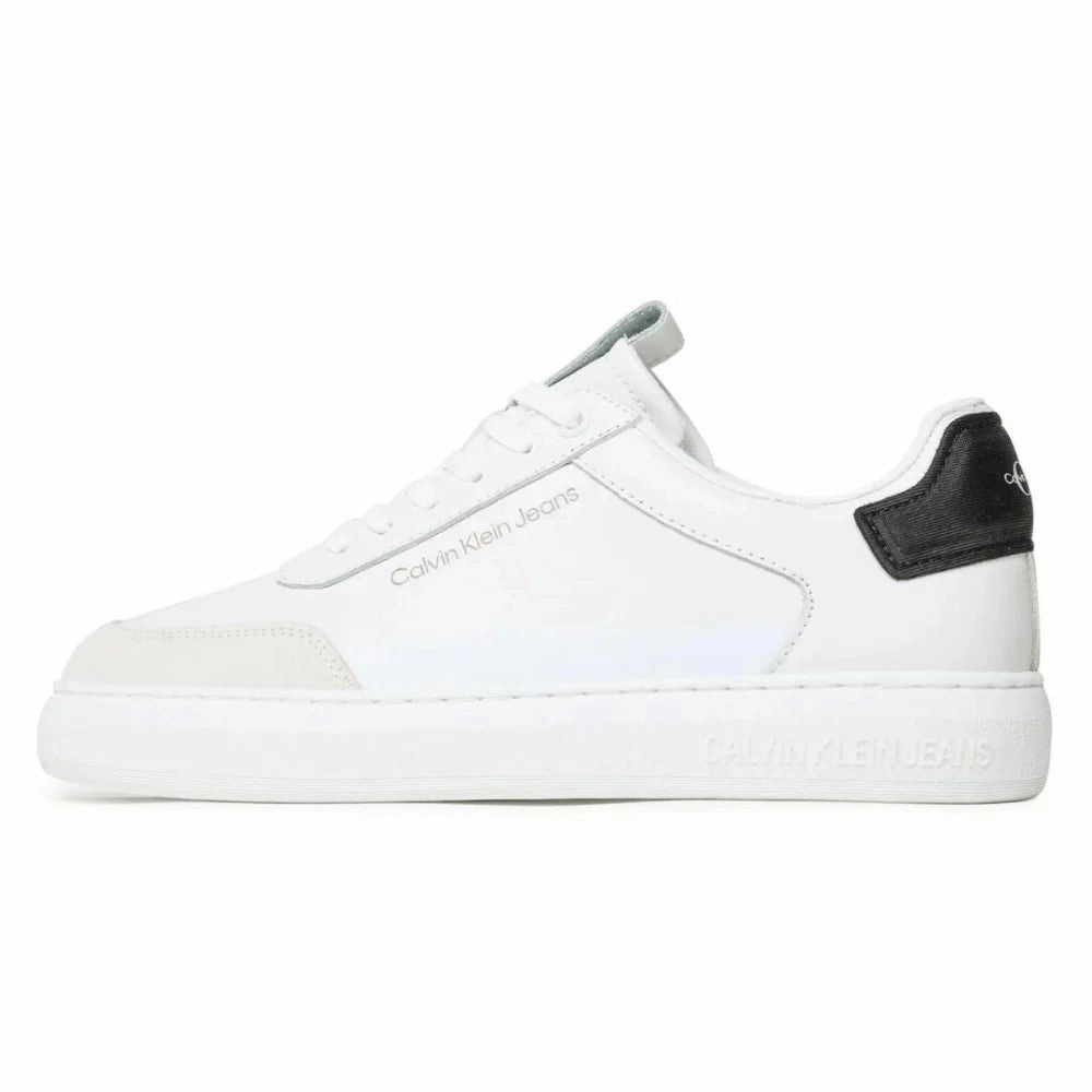 Casual Court Shoes Calvin Klein Jeans Casual Cupsole High-Low Freq Trainer YM0YM00670-WHTBLK
