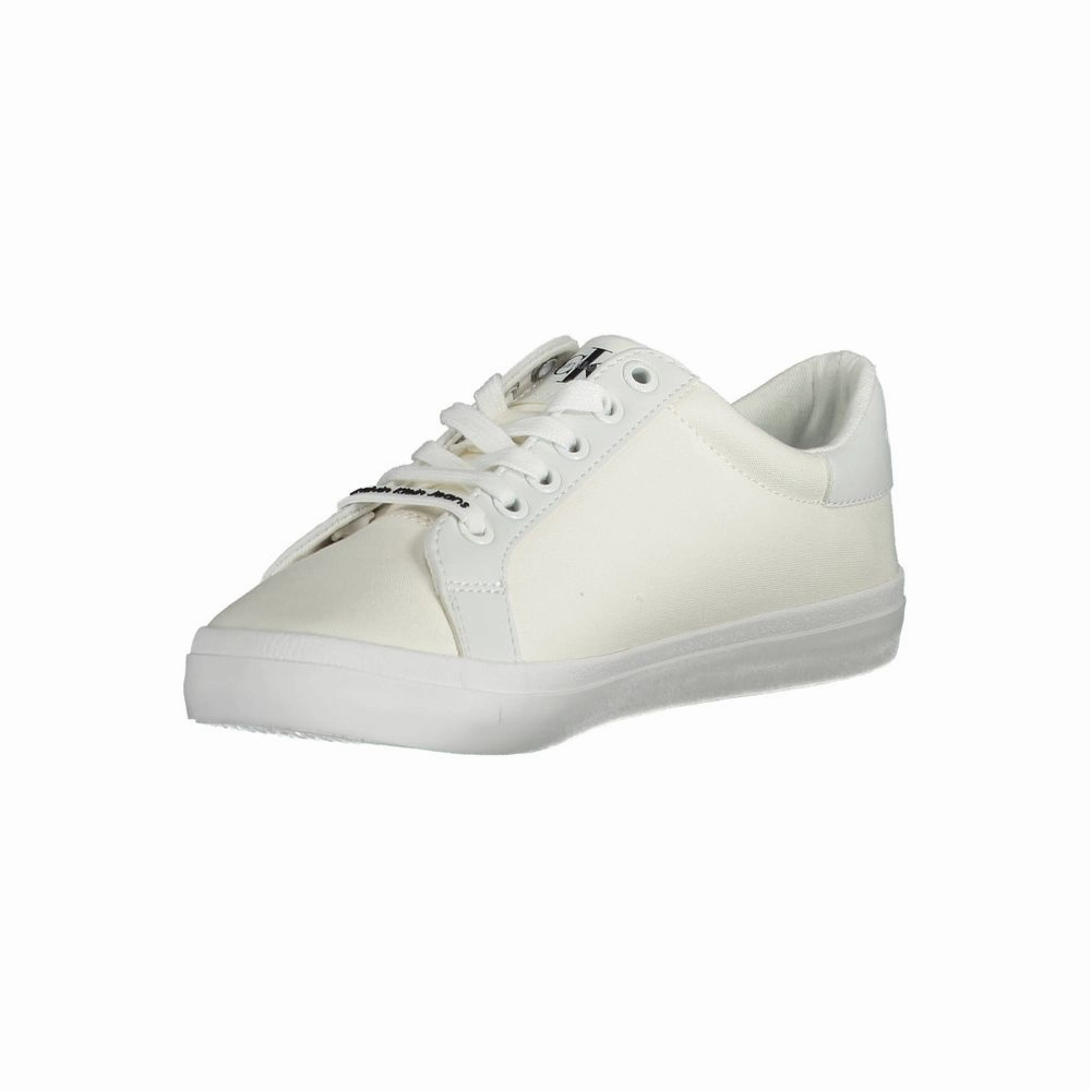 Calvin Klein White Cotton Sneaker Converse Wedge Sneakers