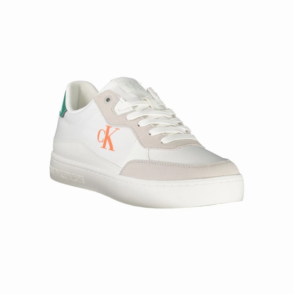 Low Sneakers Calvin Klein White Leather Men Sneaker