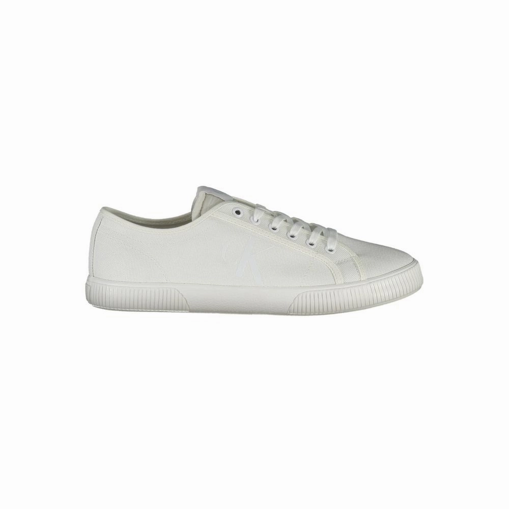 Calvin Klein White Polyester Men Sneaker Comme Des Garcon Sneakers