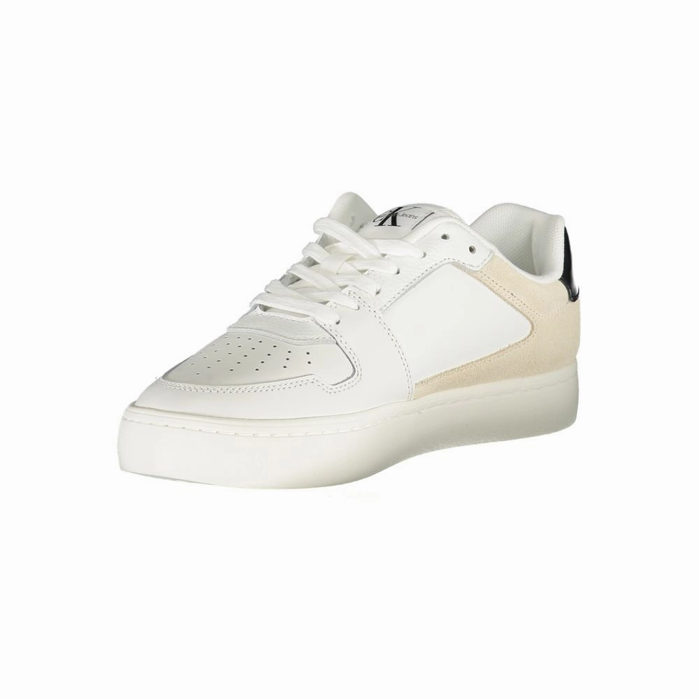 Calvin Klein White Polyester Sneaker Family Dollar Sneakers