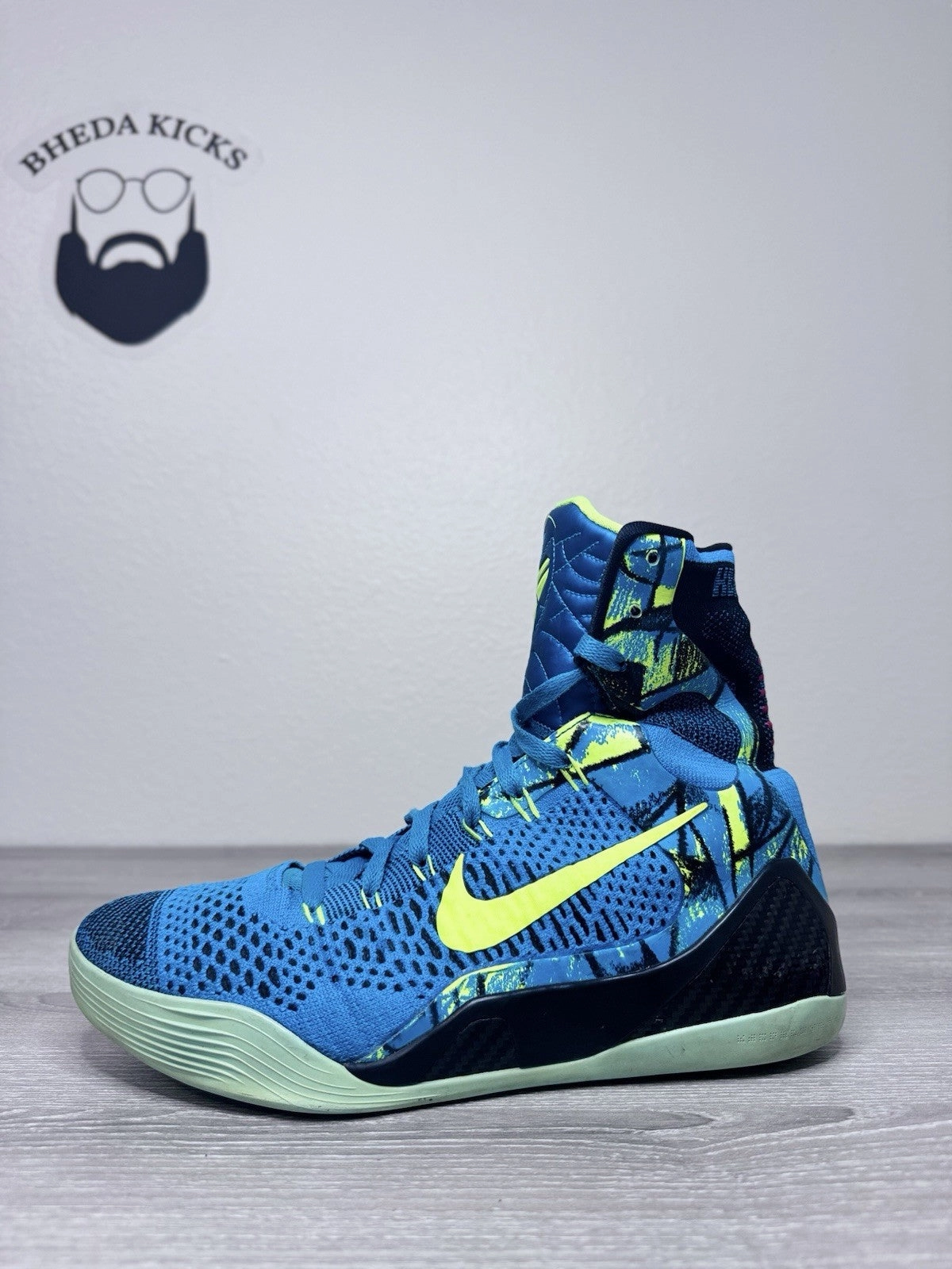 Size 10.5 - Nike Kobe 9 Elite Perspective 630847-400 Preowned Authentic Og Pink Wrestling Shoes Asics