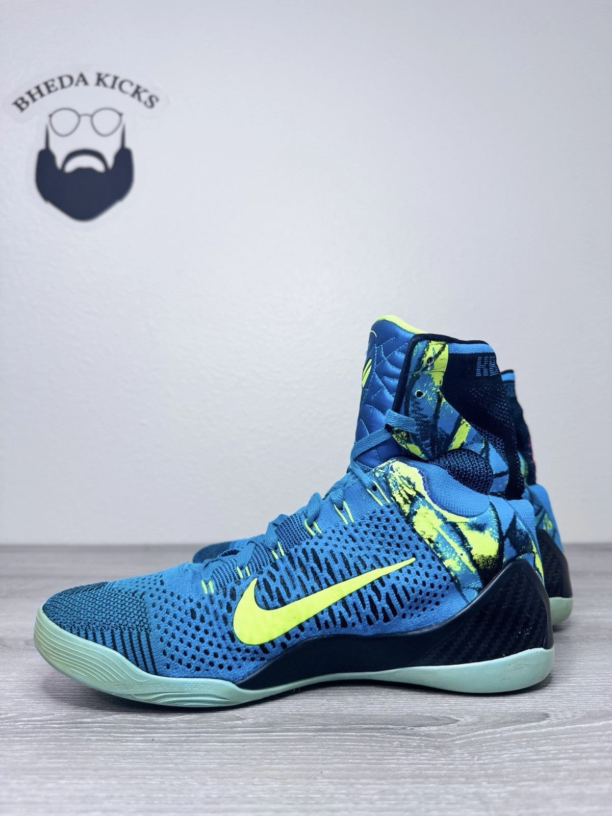 Size 10.5 - Nike Kobe 9 Elite Perspective 630847-400 Preowned Authentic Og Asics Shoes Gt 2000 12