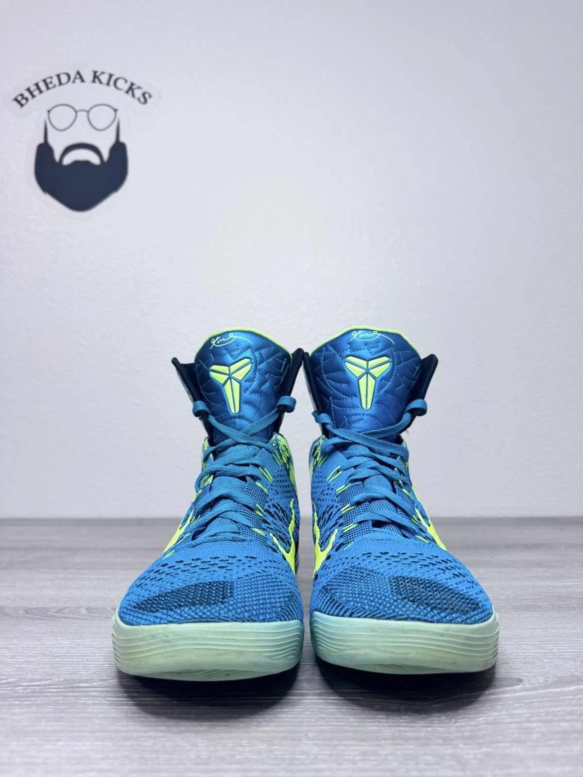 Asics Villain Shoes Size 10.5 - Nike Kobe 9 Elite Perspective 630847-400 Preowned Authentic Og